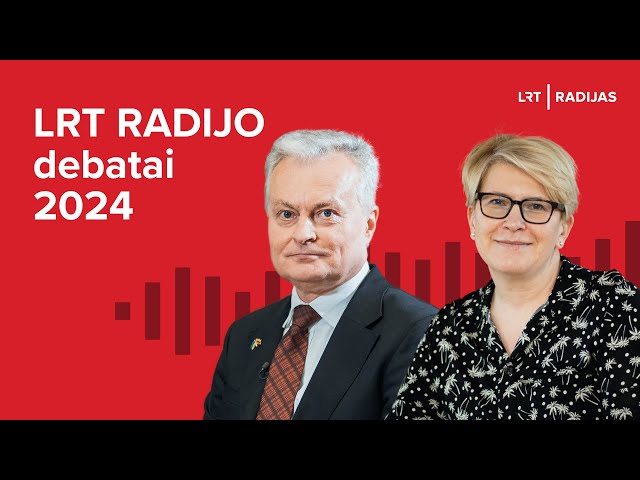Tiesiogiai LRT RADIJO debatuose – Gitanas Nausėda ir Ingrida Šimonytė | LRT Radijas | 2024-04-29