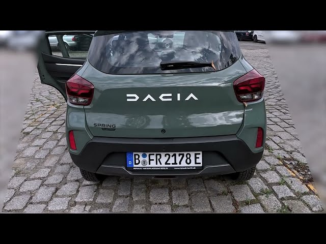 Probefahrteindrücke mit dem Dacia Spring, er macht zu wenig aus seiner Größe