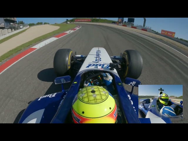 F1 Onboard Ralf Schumacher 2003 BMW Williams FW25 (V10 Sound) Red Bull Formula Nürburgring 2023 [HD]