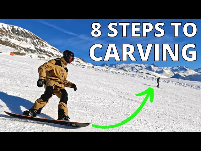 How To Snowboard - 8 STEPS TO CARVING