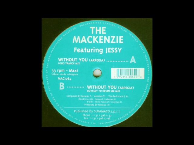 The Mackenzie ‎– Without You (Arpegia) (Long Trance Mix)