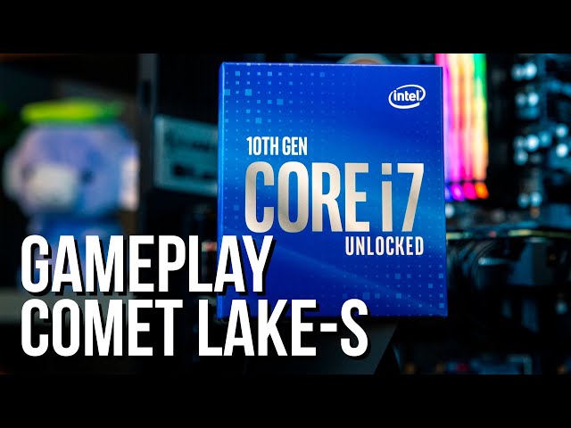 *VÍDEO COM PROBLEMA* Comet Lake-S em ação! Jogamos com Intel Core i7-10700K!