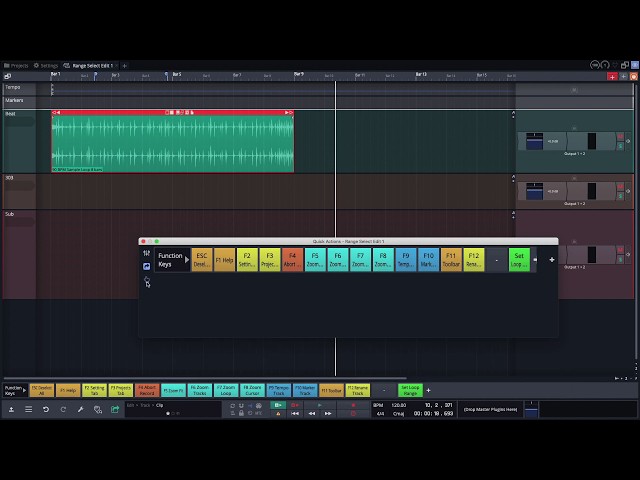 Tracktion Waveform 11: Quick Actions Bar and Window (Video 6)