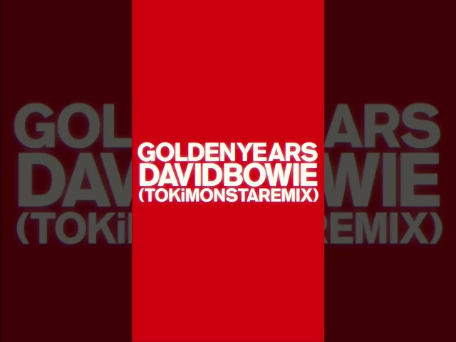 Golden Years (TOKiMONSTA Remix) out now 💫 #davidbowie #bowie #tokimonsta #youtubeshorts