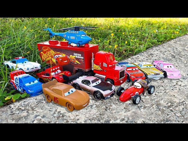 Looking For Disney Pixar Cars On The Rocky Road 3: Lightning McQueen,Natalie Certain,Sally,Tow Mater