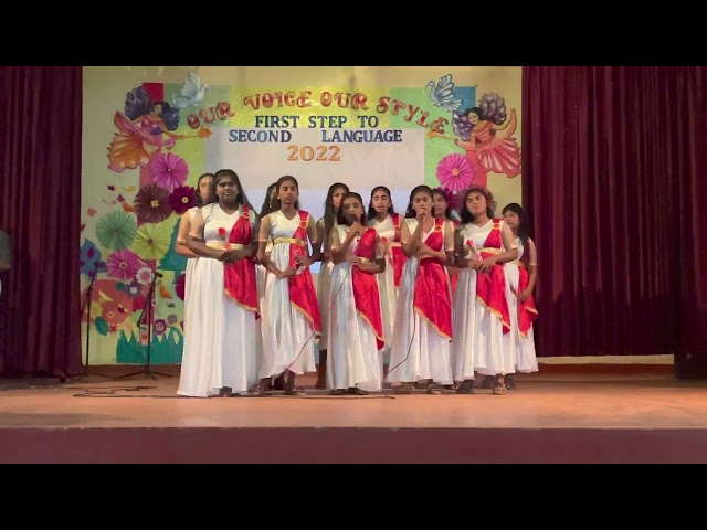 “Our voice our style”English day competition