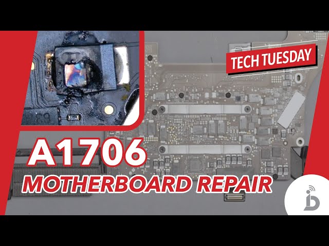 MacBook Pro 13" A1706 Motherboard Repair Due Not Turning On | iDevice Tech Tuesday