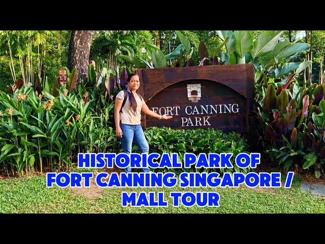 Historical Park of Fort Canning Singapore / Walking tour