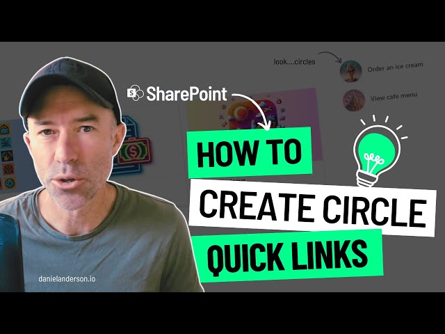 SharePoint: How to create circle quick links