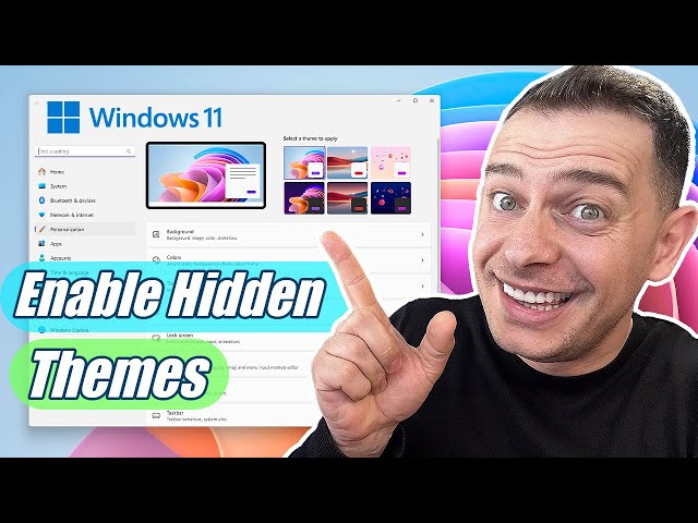 How to Enable Hidden Themes on Windows 11 (Education Themes) 2024