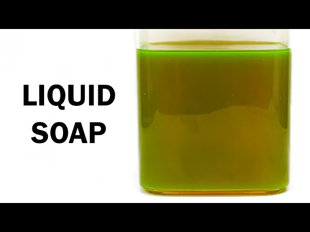 Making liquid soap