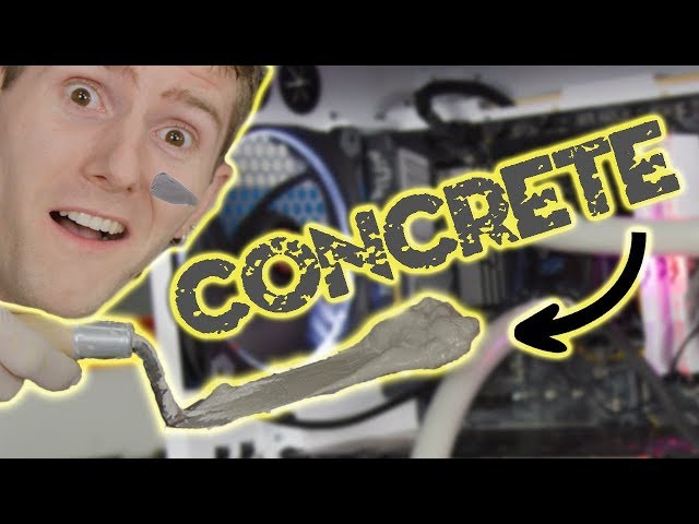 I Can't Believe This Worked!!! - Concrete Cooled PC (April Fools 2019)