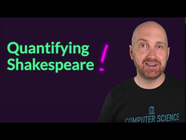 Quantified Shakespeare - Python Tutorial Counts the Frequency of EVERY Letter in the Complete Canon