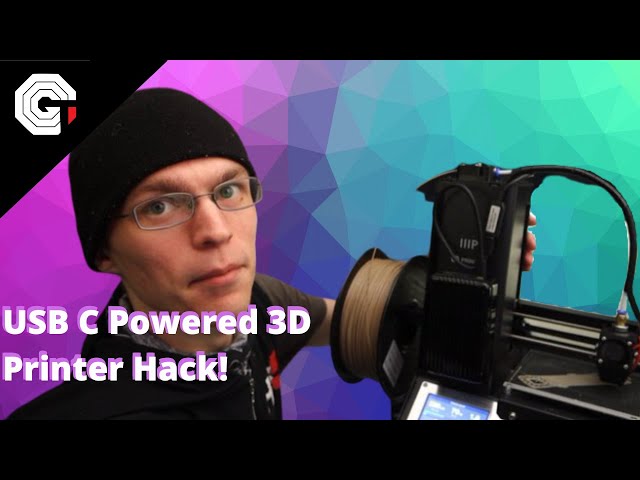 Hacking a 3D Printer to run on USB-C Power w/ Glytch!