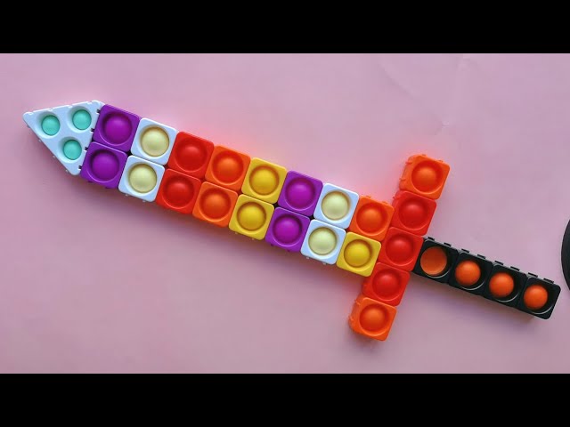 Sword Pop It Fidget Toy - Pop It Jigsaw Puzzles #01