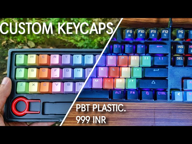 Custom Keycaps for the CosmicByte FireFly CB-GK-18 Keyboard!