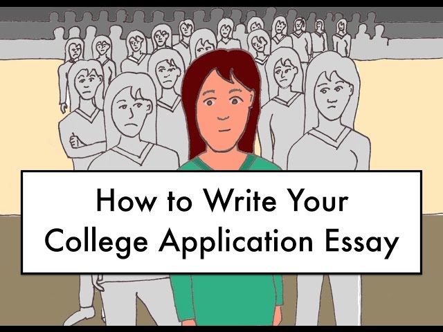 How to write your college application essay