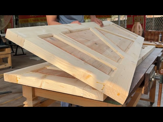 Transforming an Old Door with Used Pallet Wood for Your Home // Most Useful Wood Recycling Project
