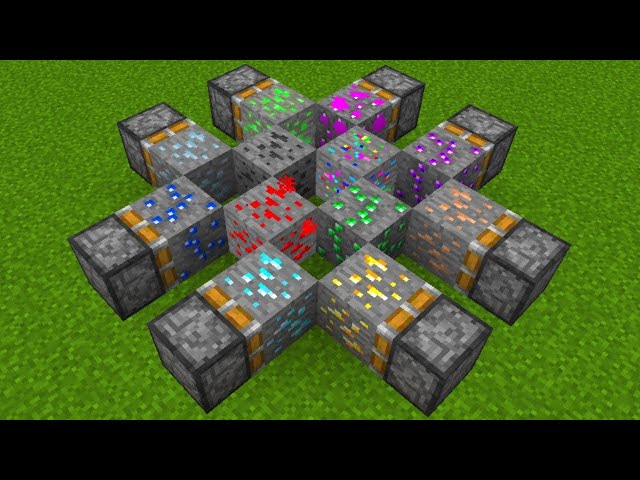 how to spawn all minecraft ores