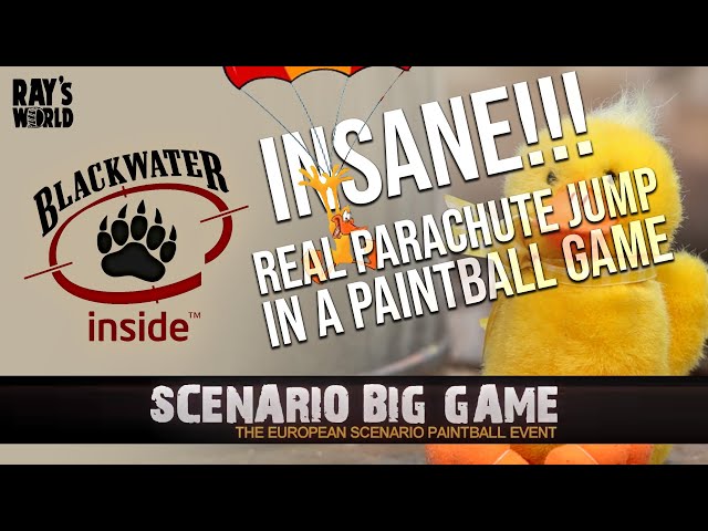 Ray's World | Paintball Parachute | Scenario Big Game 23 | SBG23 | MagFed | Inside Blackwater