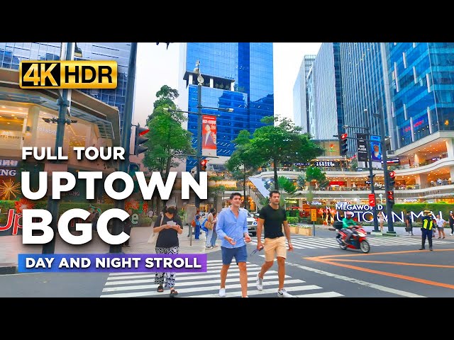 The Complete UPTOWN BGC Tour | DAY AND NIGHT Stroll with an Inside Look of Uptown Mall!【4K HDR】