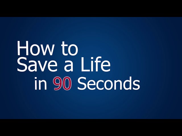 How Save a Life in 90 Seconds with CPR