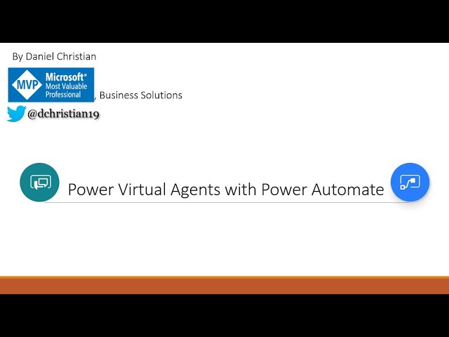 Power Virtual Agent with Power Automate