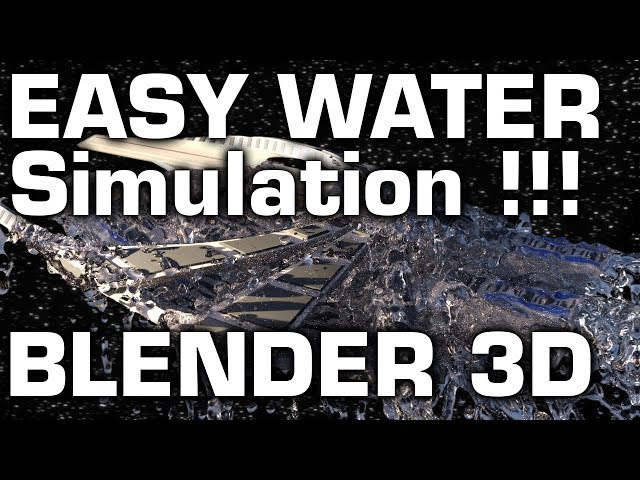 Easy Blender Water Simulation Tutorial !!!