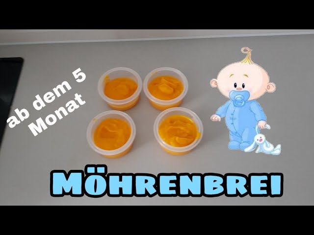 Möhrenbrei ab dem 5 Monat, Monsieur Cuisine Connect,  Thermomix