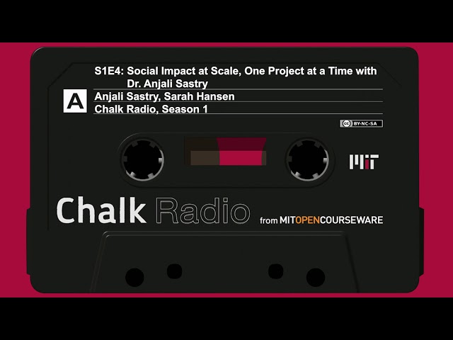 Social Impact at Scale, One Project at a Time with Dr. Anjali Sastry (S1:E4)