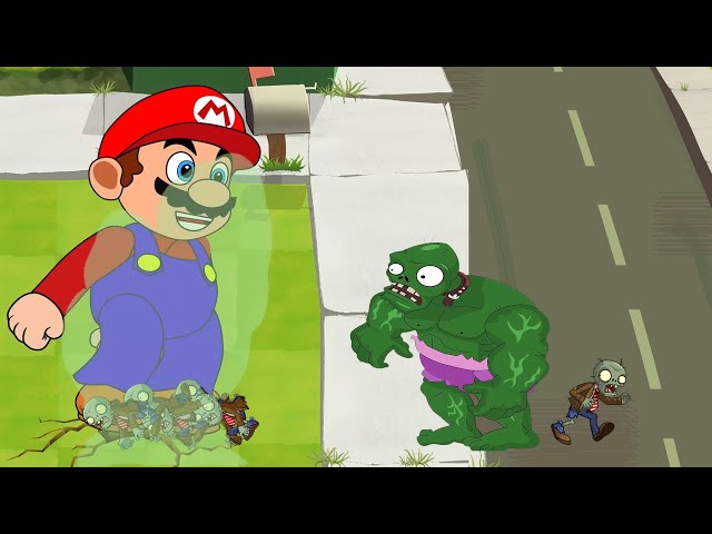 Plants Vs Zombies GW Animation - Episode 49 - Super Mario vs Gargantuar Hulk