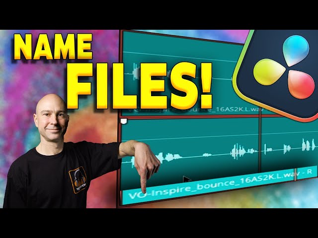 Name VOICEOVER Recordings Easily in DaVinci Resolve! | Quick Tip Tuesday!