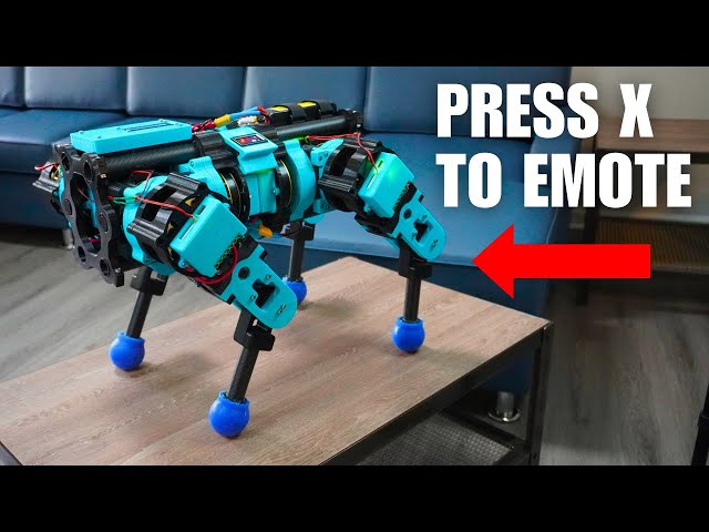 I Built a Robot Dog and Made it Dance