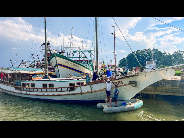 Prepping our RESTORED boat for her FIRST ANCHORAGE! — Sailing Yabá 205
