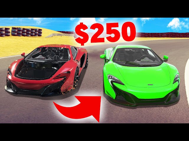 How To FIX A SUPER CAR For $250! (Car Mechanic Simulator)
