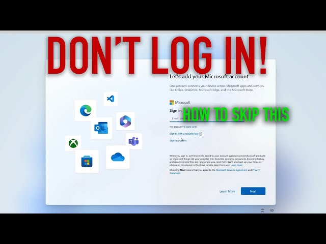 USE AN OFFLINE ACCOUNT - How to Install Windows 11 Without Logging into Microsoft - Easy Hack