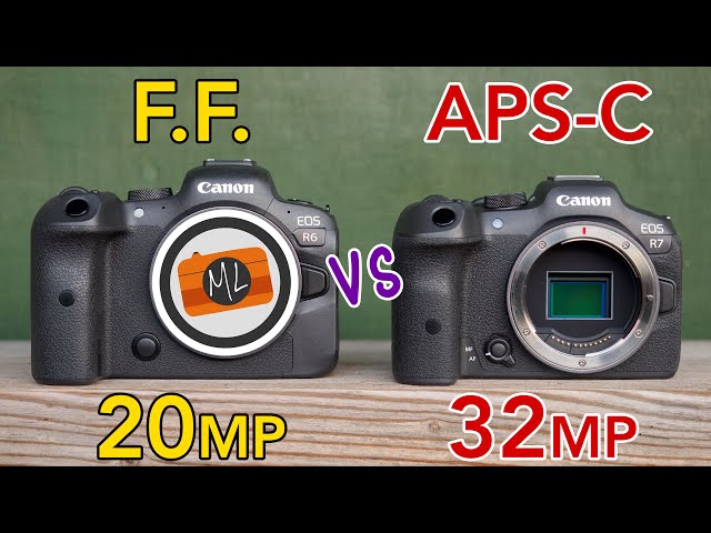Canon R6 vs R7 - There's a lot to talk about here! (Sensor, MP, Rolling Shutter, and more!)