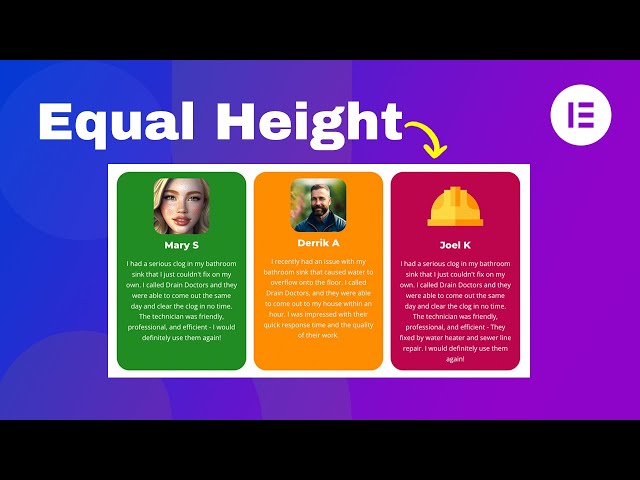 Create Beautiful Layouts with Elementor's Equal Height Feature from the Premium Addons