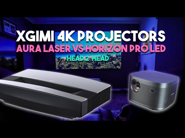 XGIMI Aura 4K Laser Projector vs XGIMI Horizon Pro 4K LED Projector| Head 2 Head