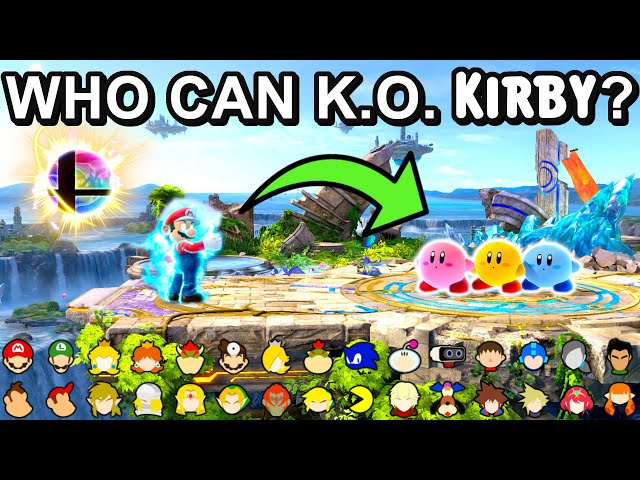 Who Can K.O. THREE Kirby's With A Final Smash ? - Super Smash Bros. Ultimate