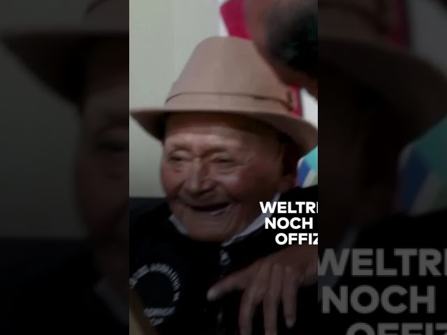 REKORDVERDACHT IN PERU: Ist er der älteste lebende Mensch der Welt? WELT #shorts
