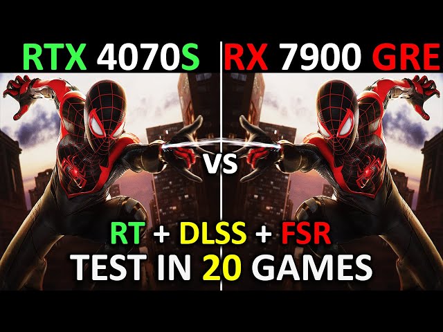 RTX 4070 SUPER vs RX 7900 GRE | Test in 20 Games | 1440p - 2160p | Performance battle! 🔥 | 2024