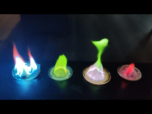 Unreal Colored Flames - Blue, Green, Purple, and Red!