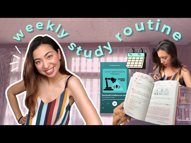 my ✨realistic✨ 7 day Spanish study routine || learning spanish at home