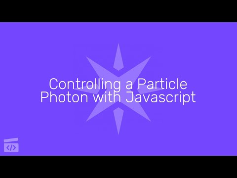 Controlling a Particle Photon with Javascript