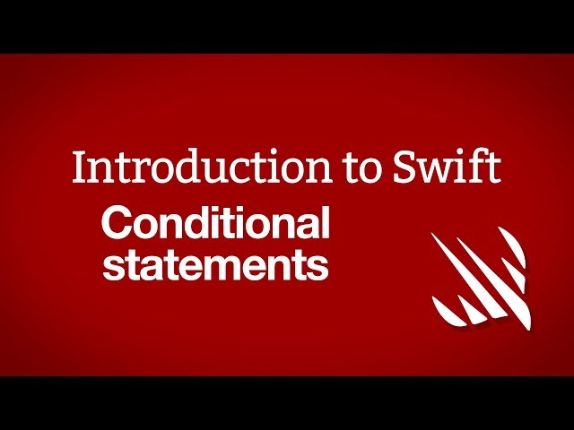 Introduction to Swift: Conditional statements