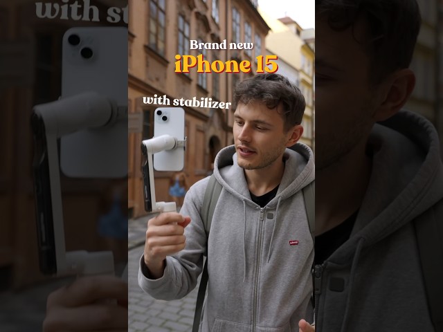 🔥 iPhone 15 vs Mobile Gimbal. Video Stabilization Blind Camera Test!