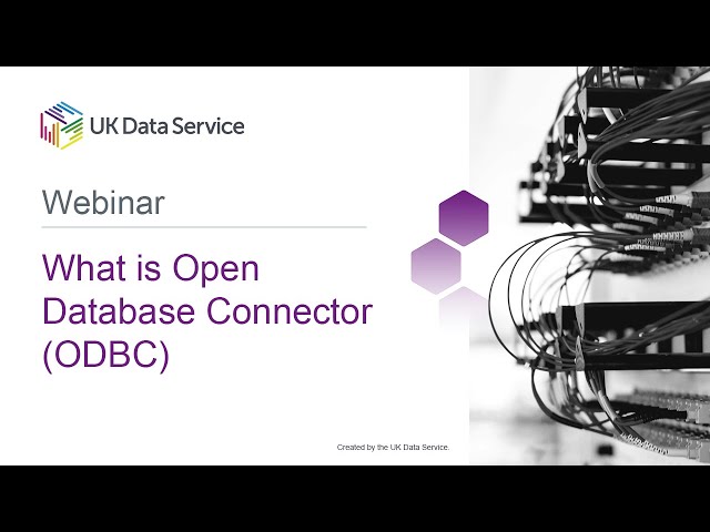 Webinar: What is Open Database Connector (ODBC)?