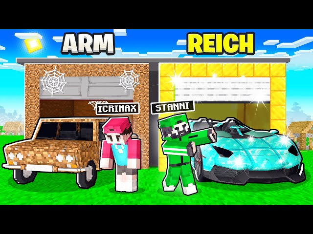 ARME vs REICHE Garagen in Minecraft!