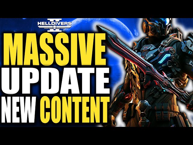 Helldivers 2 NEW Update! NEW Content Confirmed by CEO  SWORDS, Crossovers customization